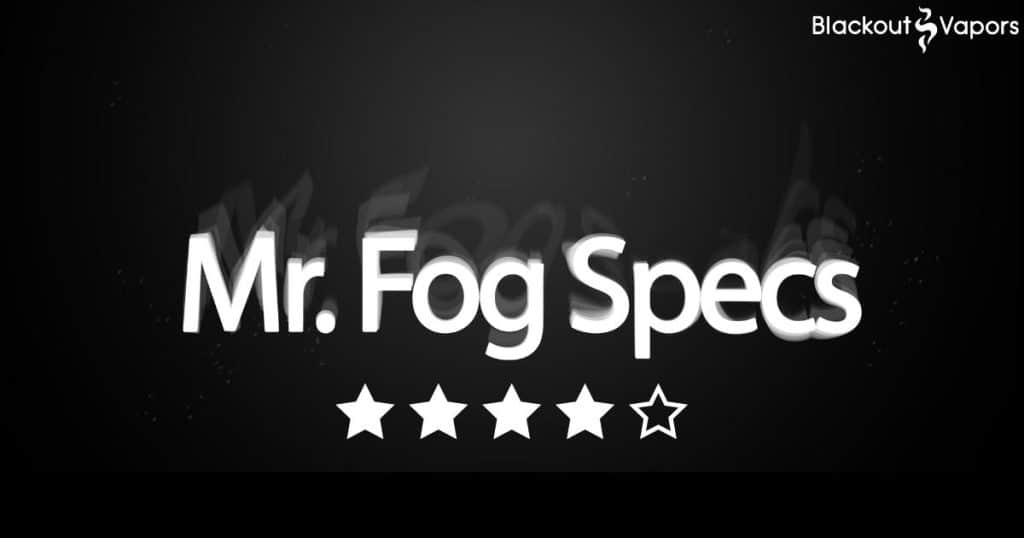 Mr. Fog Max Air MA8500 Specs
