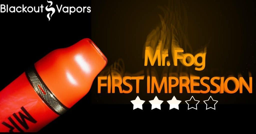 Mr. Fog Max Air MA8500 Vape in Double Peach Flavor