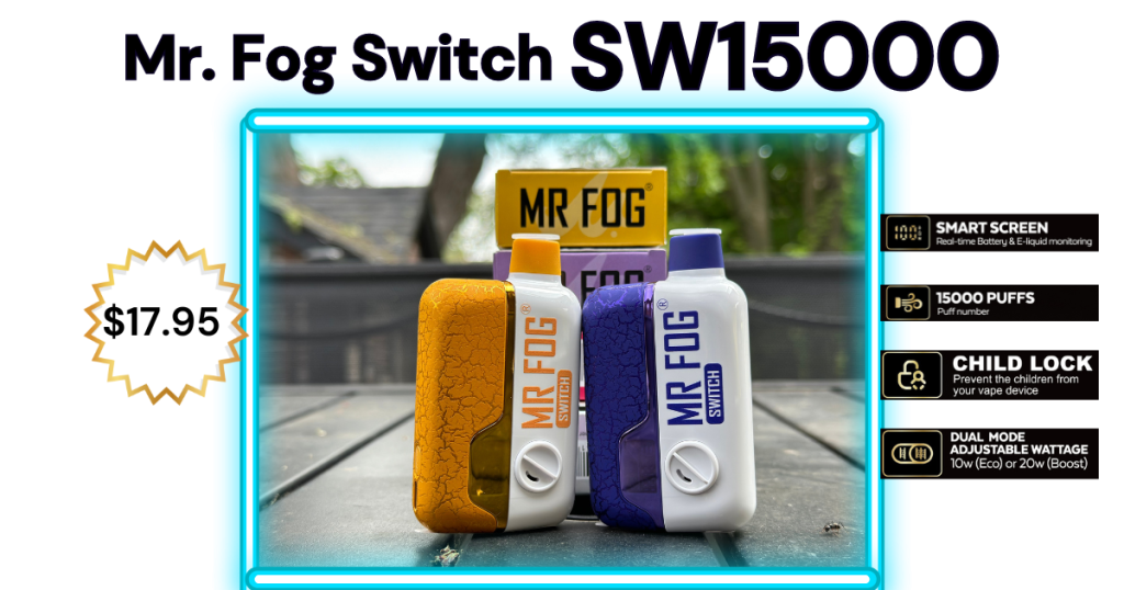 mr. fog switch sw15000 in 2 flavors