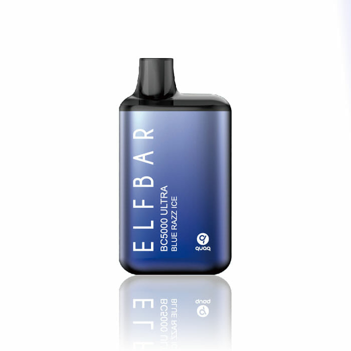 elf bar bc5000 ultra disposable blue razz ice