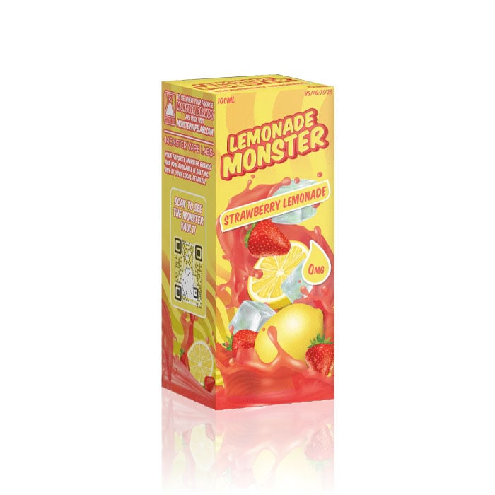 Jam Monster Lemonade Monster 100mL Strawberry Lemonade Box