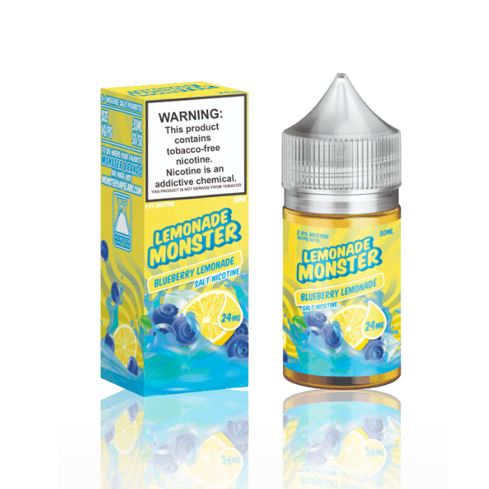 Jam Monster Salts - Lemonade Monster - Blueberry Lemonade 30mL