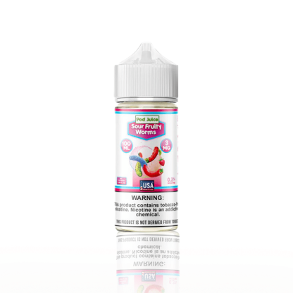 Pod Juice Synthetic - Sour Fruity Worms 100mL