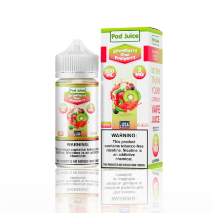 Pod Juice Synthetic - Strawberry Kiwi Pomberry 100mL (2)