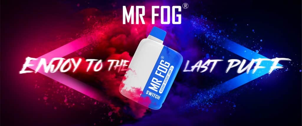 Mr. Fog Switch 5500 Disposable Vape in Blueberry Raspberry Lemon Ice Flavor