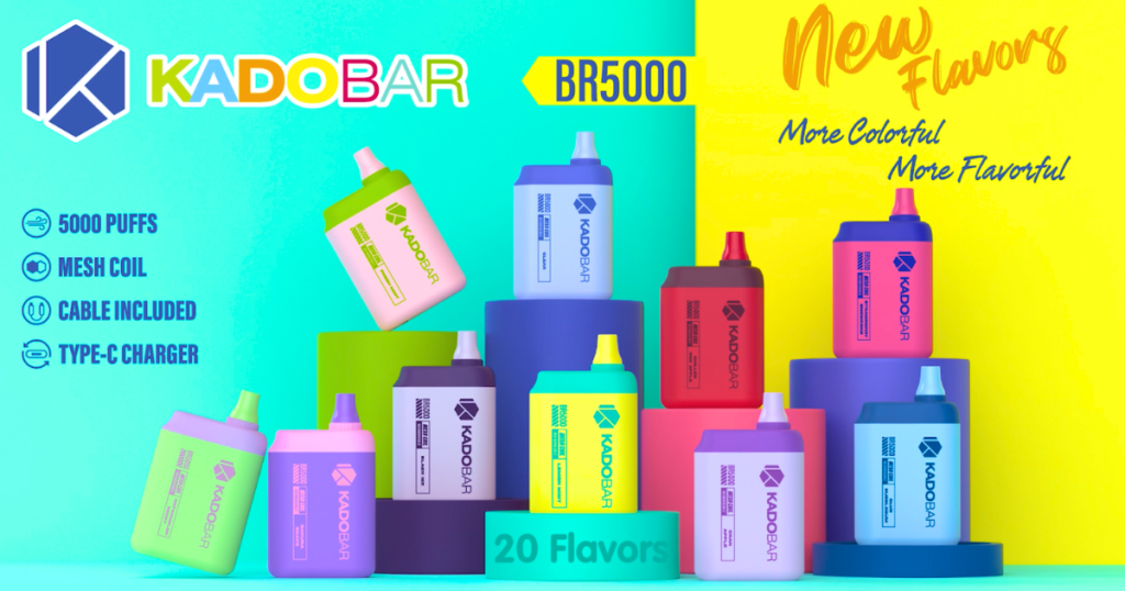 Kado Bar BR5000 in 10 Flavor