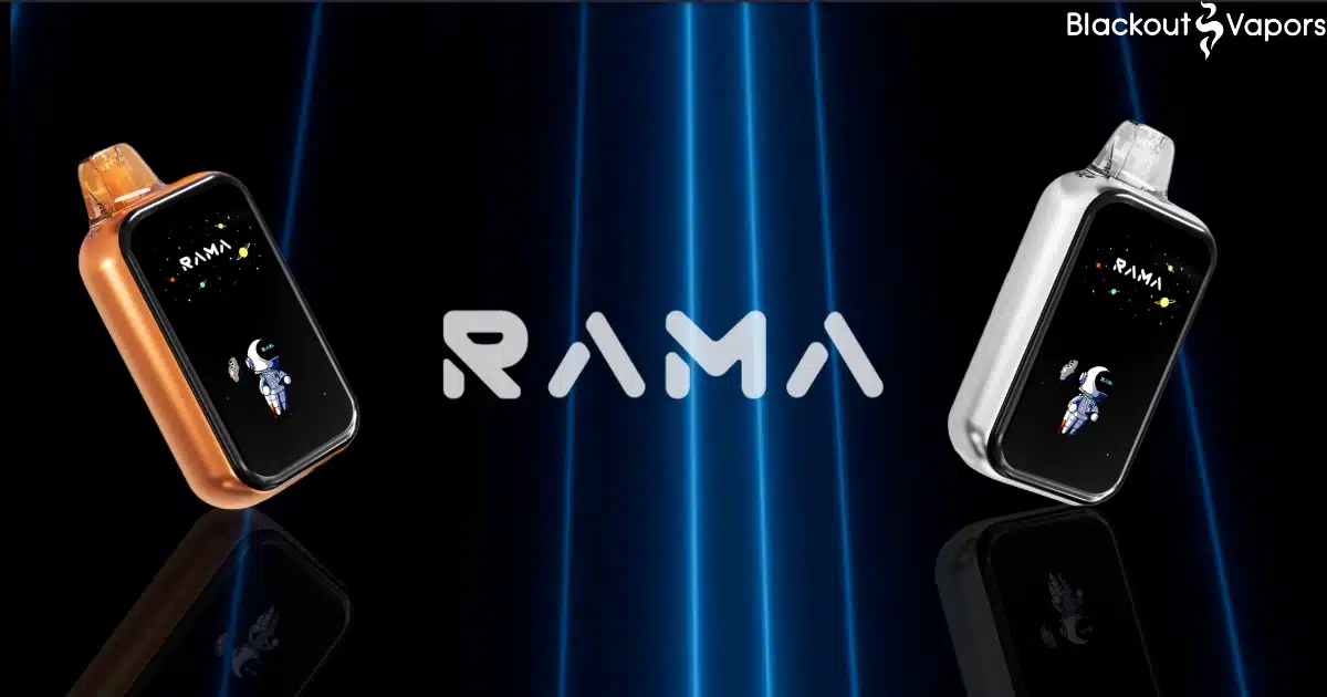 Rama disposable vape in 2 flavor with rama logo