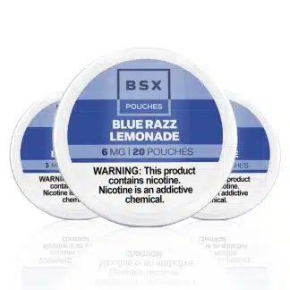 BSX Nicotine Pouches - Blue Razz Lemonade