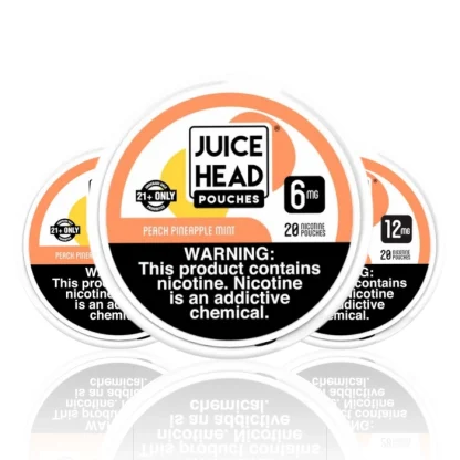 Juice Head Nicotine Pouches - Peach Pineapple Mint