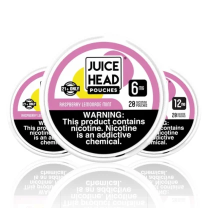 Juice Head Nicotine Pouches - Raspberry Lemonade Mint