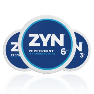 Zyn Peppermint Nicotine Pouches in 3mg and 6mg