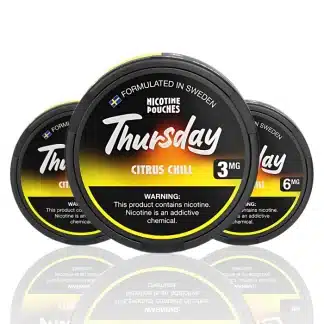 Thursday Wet Slim Nicotine Pouches - Citrus Chill