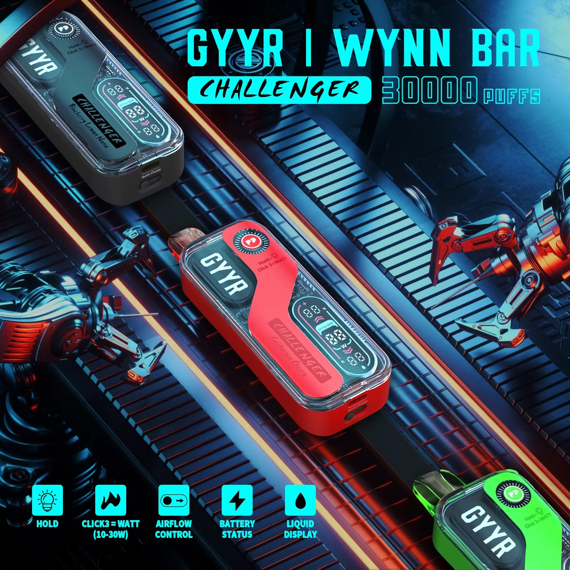 Wynn Bar x GYYR Challenger 30000 Disposable 5%