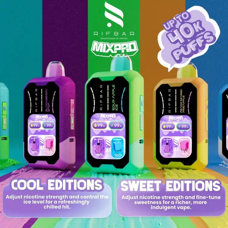 Rifbar Mixpro 40k disposable Vape